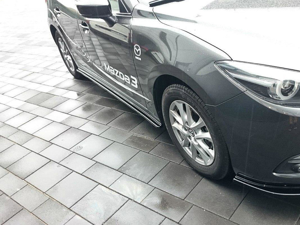 Side Skirts Diffusers compatible with Mazda3 Mk3