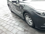 Side Skirts Diffusers compatible with Mazda3 Mk3