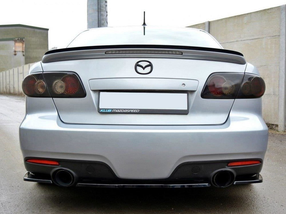 MAXTON DESIGN Central Rear Splitter Mazda 6 MK1 MPS (2006-2007)
