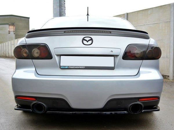 MAXTON DESIGN Central Rear Splitter Mazda 6 MK1 MPS (2006-2007)