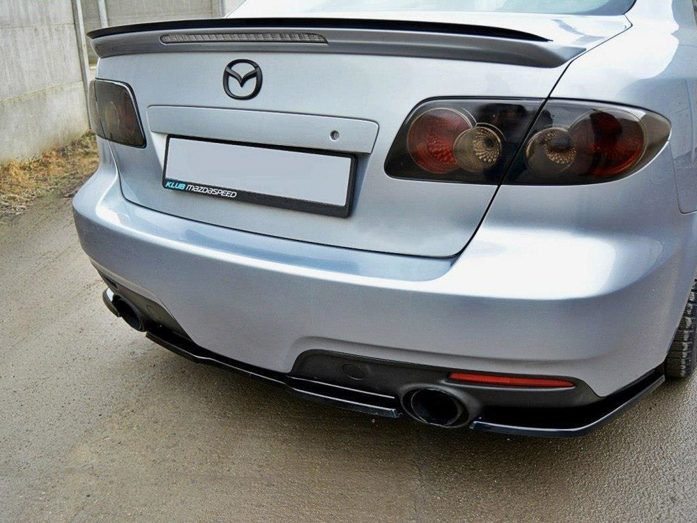 MAXTON DESIGN Central Rear Splitter Mazda 6 MK1 MPS (2006-2007)
