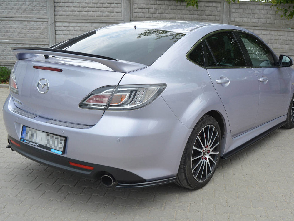 Spoiler Extension CAP compatible with Mazda6 Mk2 Sport Hatch (Gh-series) Pre-facelift (2008-2010) - Textured