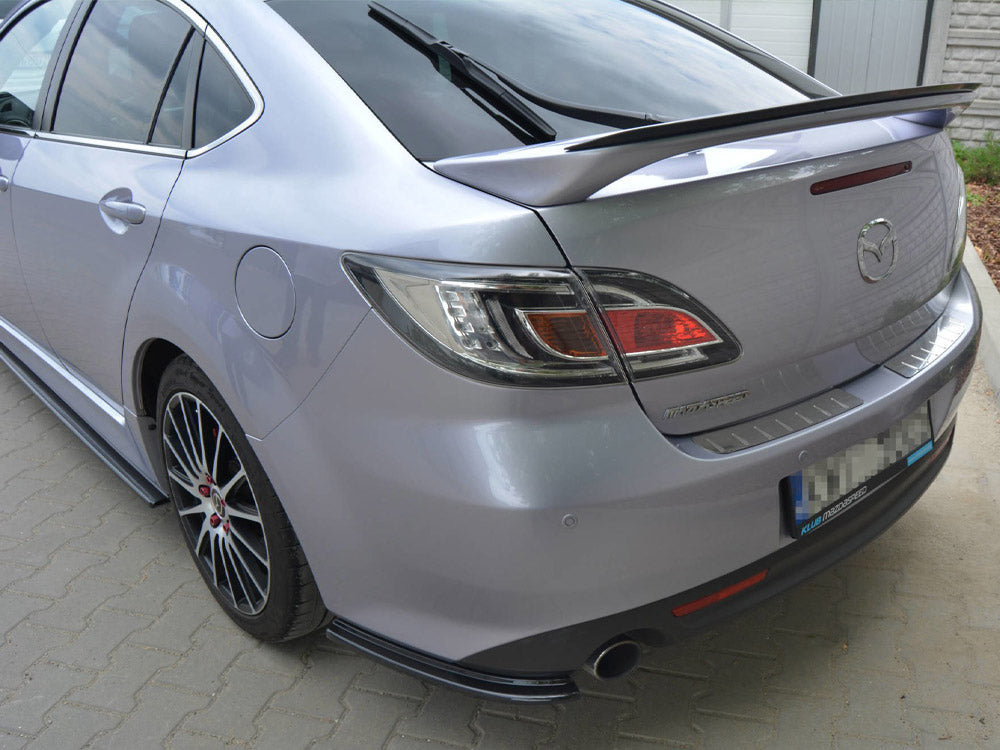 Spoiler Extension CAP compatible with Mazda6 Mk2 Sport Hatch (Gh-series) Pre-facelift (2008-2010) - Textured