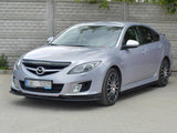Front Splitter compatible with Mazda6 Mk2 Sport Hatch (GH-series) Pre-facelift (2008-2010) - Carbon Look