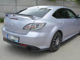 Rear Side Splitters compatible with Mazda6 Mk2 Sport Hatch (Gh-series) Pre-facelift (2008-2010) - Carbon Look