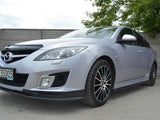 Side Skirts Splitters compatible with Mazda6 Mk2 Sport Hatch (Gh-series) Pre-facelift (2008-2010) - Carbon Look
