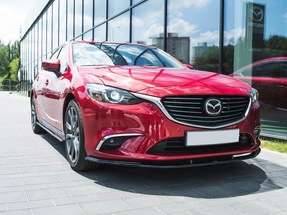 Front Splitter V.1 compatible with Mazda6 GJ (Mk3) Facelift (2014- 2017)
