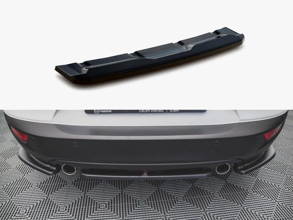 Central Rear Splitter compatible with Mazda CX-3