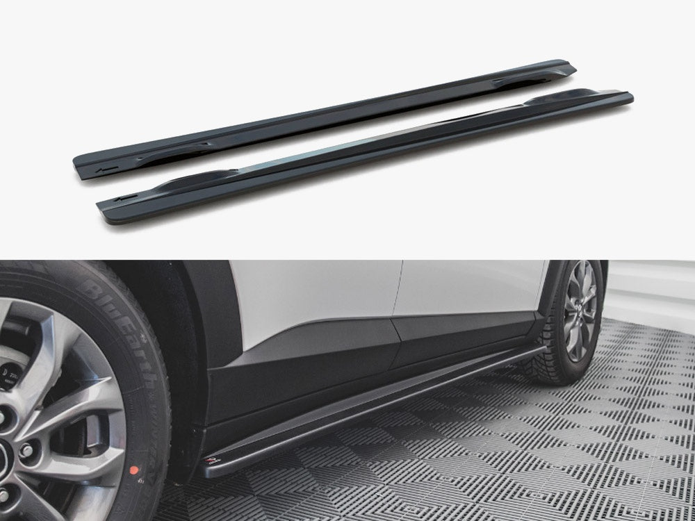 Side Skirts Diffusers compatible with Mazda CX-3