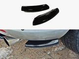 Rear Side Splitters compatible with Mazda CX-7 - Carbon Look