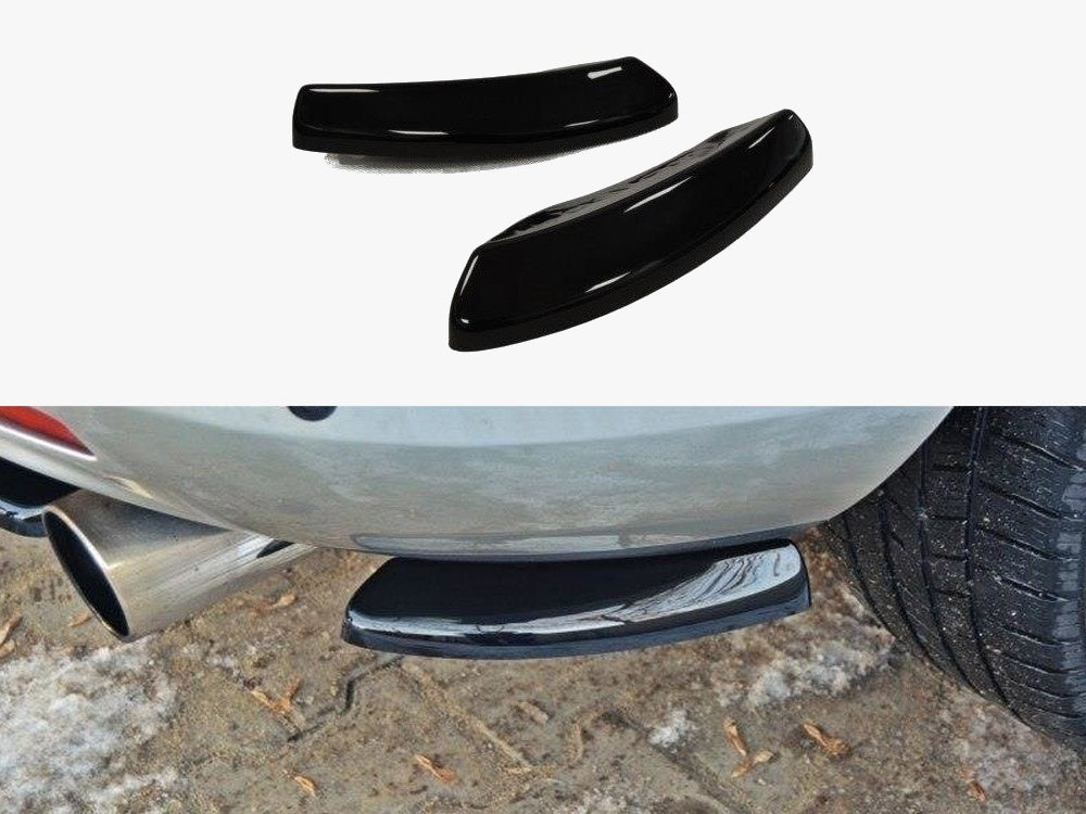 Rear Side Splitters compatible with Mazda CX-7 - Textured
