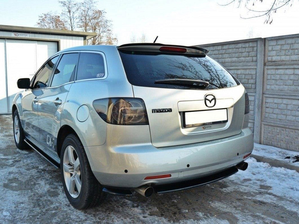 Rear Side Splitters compatible with Mazda CX-7 - Carbon Look