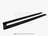 Side Skirts Diffusers compatible with Mazda CX-7 - Carbon Look