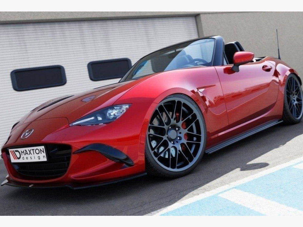 Side Skirts Diffusers compatible with Mazda MX-5 IV (2014-2019) - Carbon Look