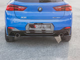 MAXTON DESIGN Central Rear Splitter BMW X2 F39 M Sport