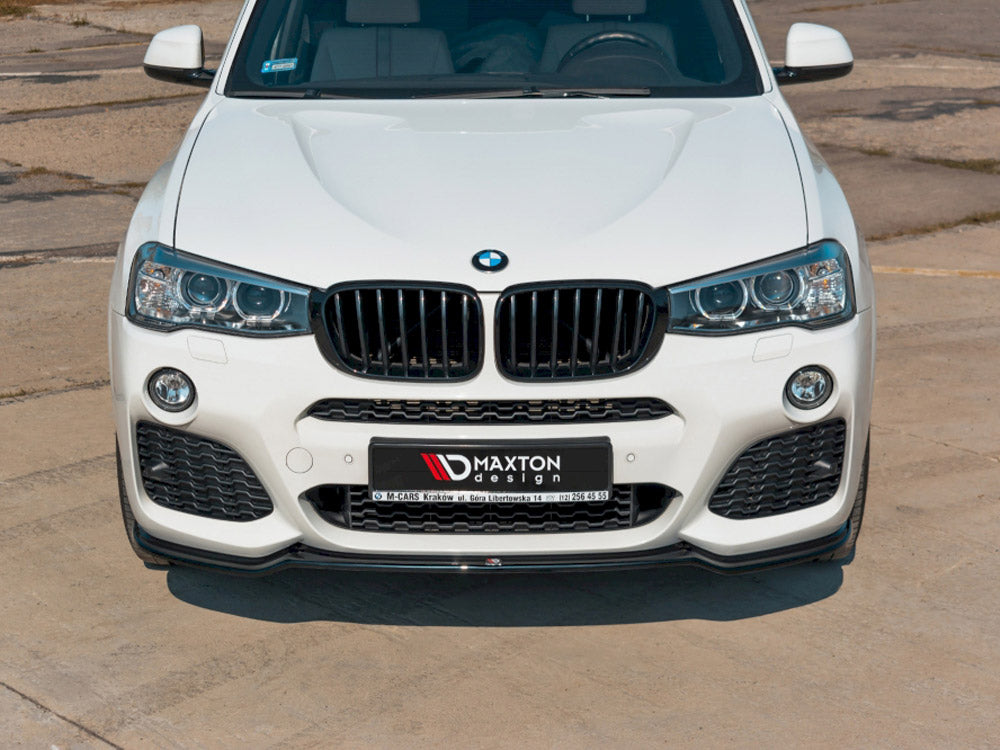 MAXTON DESIGN Front Splitter Bmw X3 F25 M-pack Facelift (2014-2017)