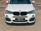 MAXTON DESIGN Front Splitter Bmw X3 F25 M-pack Facelift (2014-2017)