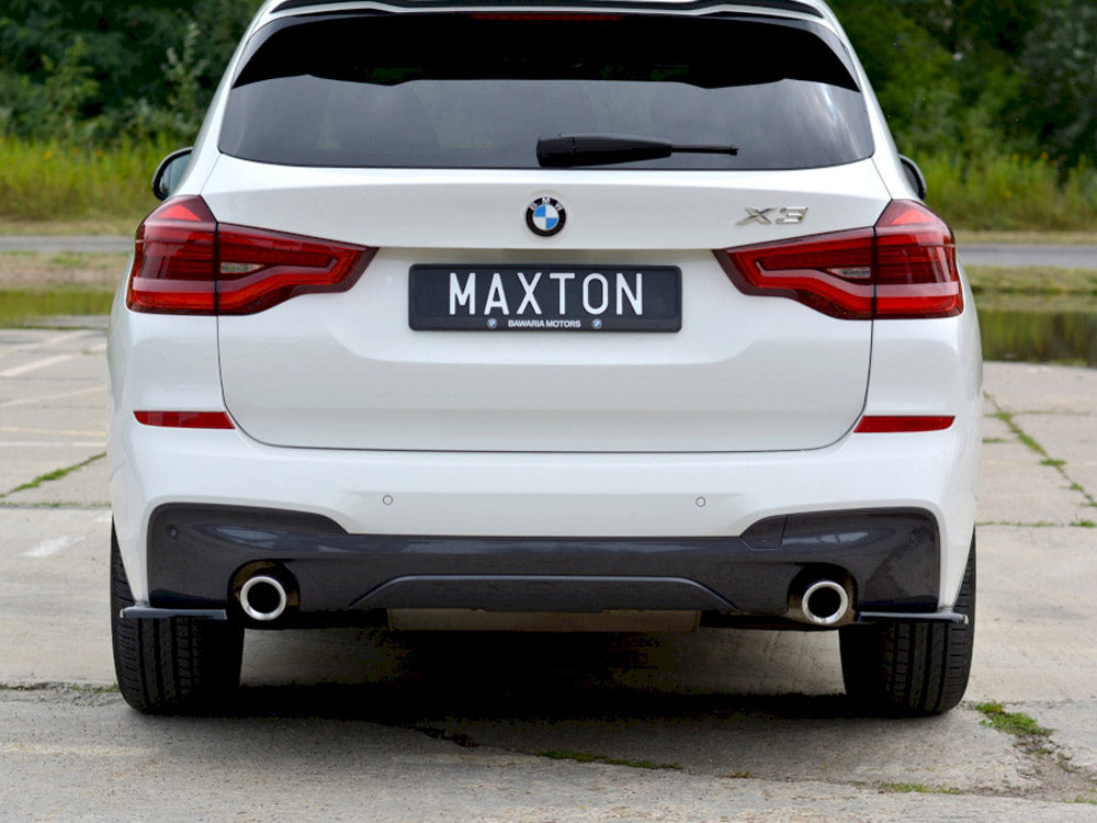 Rear Side Splitters compatible with BMW X3 G01 M-Pack - Carbon Look