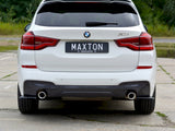 Rear Side Splitters compatible with BMW X3 G01 M-Pack - Carbon Look