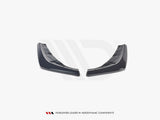 Rear Side Splitters compatible with BMW X3 G01 M-Pack - Carbon Look