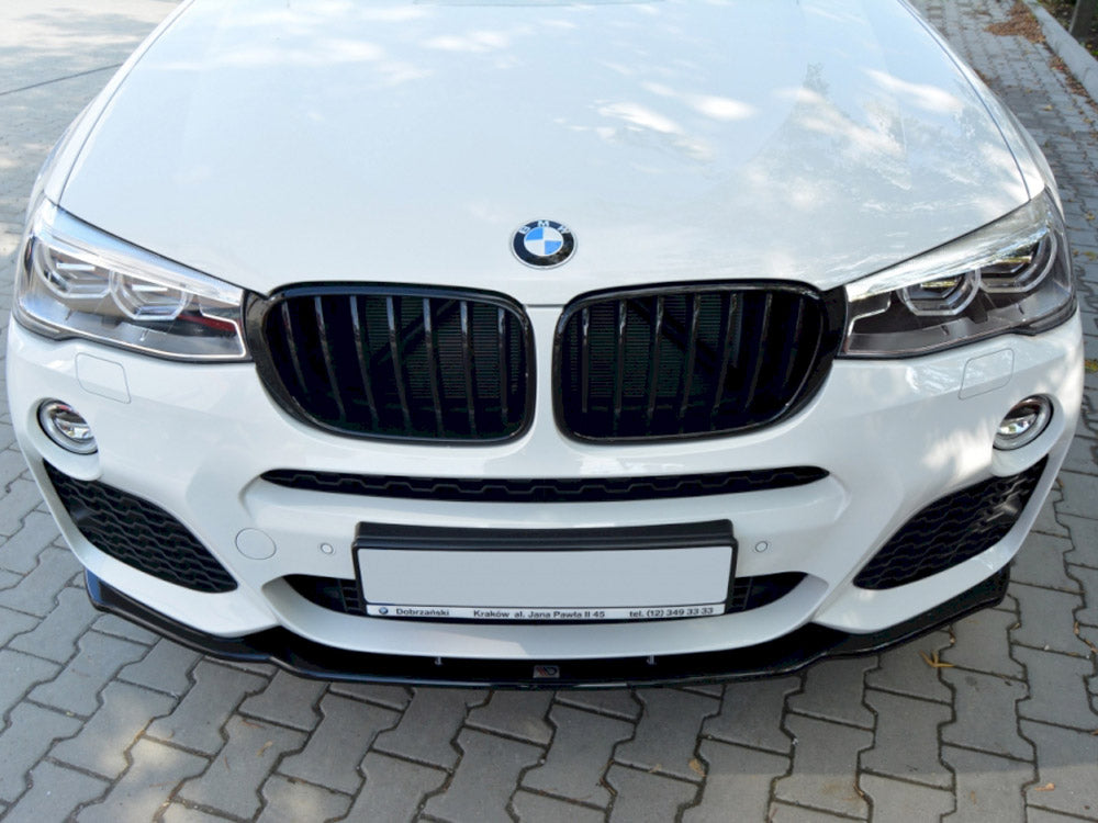 MAXTON DESIGN Front Splitter Bmw X4 M-pack (2014-UP)