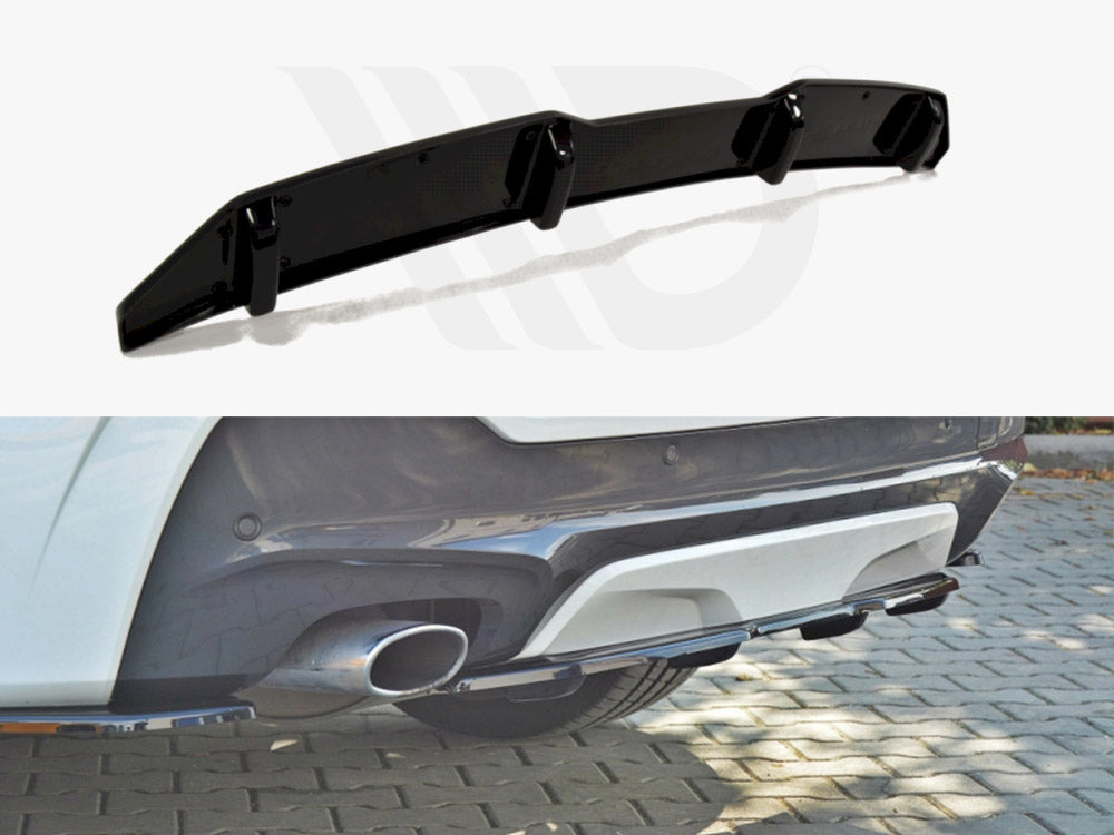 Central Rear Splitter (Vertical Bars) BMW X4 M-Pack