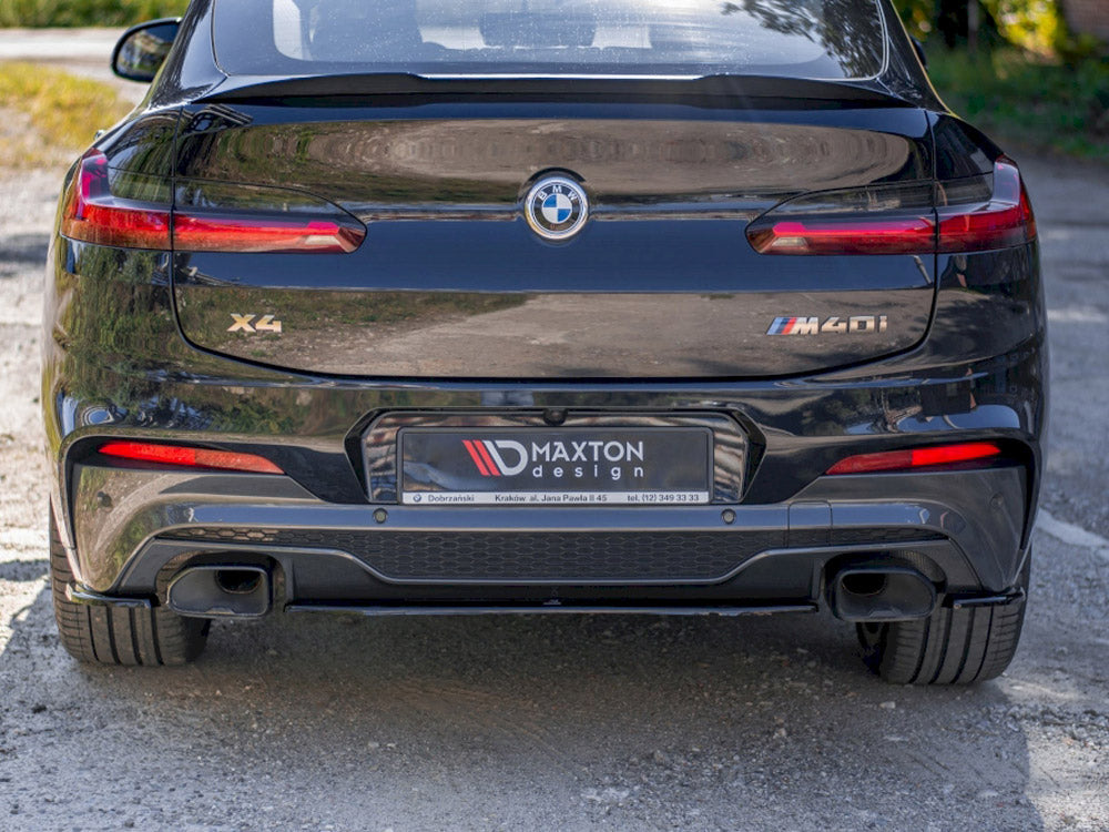 MAXTON DESIGN Central Rear Splitter BMW X4 M Sport G02 (2018-2021)