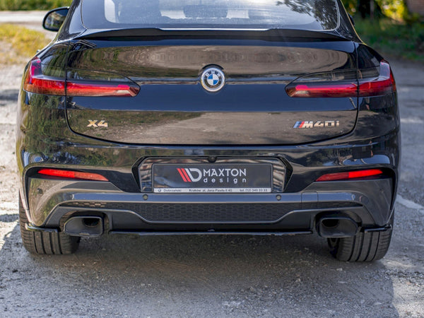 MAXTON DESIGN Central Rear Splitter BMW X4 M Sport G02 (2018-2021)