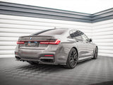 Rear Splitter (Vertical Bars) V.1 compatible with BMW 7 M-Pack G11 / G12 Facelift