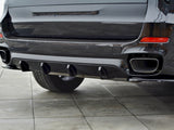 Rear Diffuser compatible with BMW X5 F15 M50d (2014-2018)