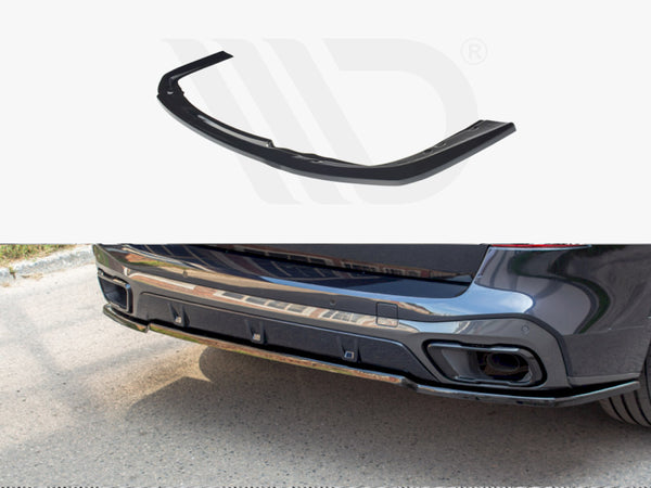MAXTON DESIGN Central Rear Splitter Bmw X5 G05 M-sport (2018-)