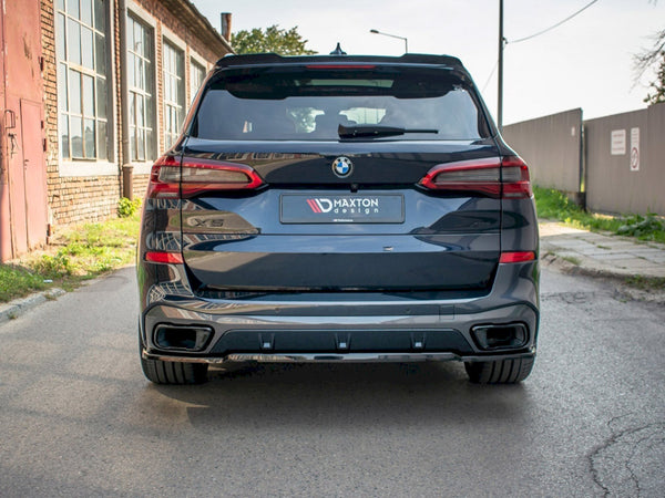 MAXTON DESIGN Central Rear Splitter Bmw X5 G05 M-sport (2018-)