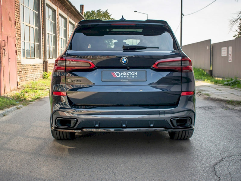MAXTON DESIGN Central Rear Splitter Bmw X5 G05 M-sport (2018-)