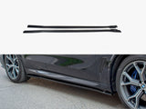 Side Skirts Diffusers compatible with BMW X5 M Sport G05 - Textured