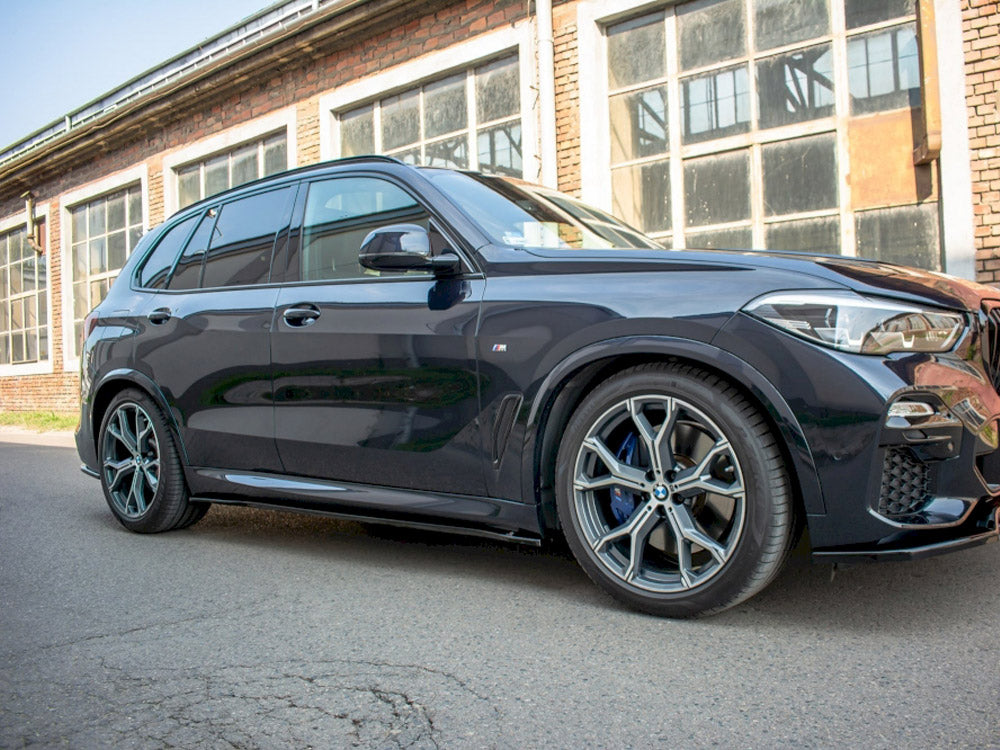Side Skirts Diffusers compatible with BMW X5 M Sport G05 - Textured