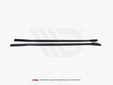 Side Skirts Diffusers compatible with BMW X5 M Sport G05 - Textured