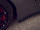 Racing Side Skirt Diffusers compatible with BMW Z4 Coupe E86