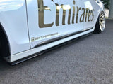 Side Skirts Diffusers compatible with Lexus GS 300 Mk3 Facelift