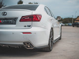 Rear Side Splitters Lexus IS F MK2 (2007-2013)