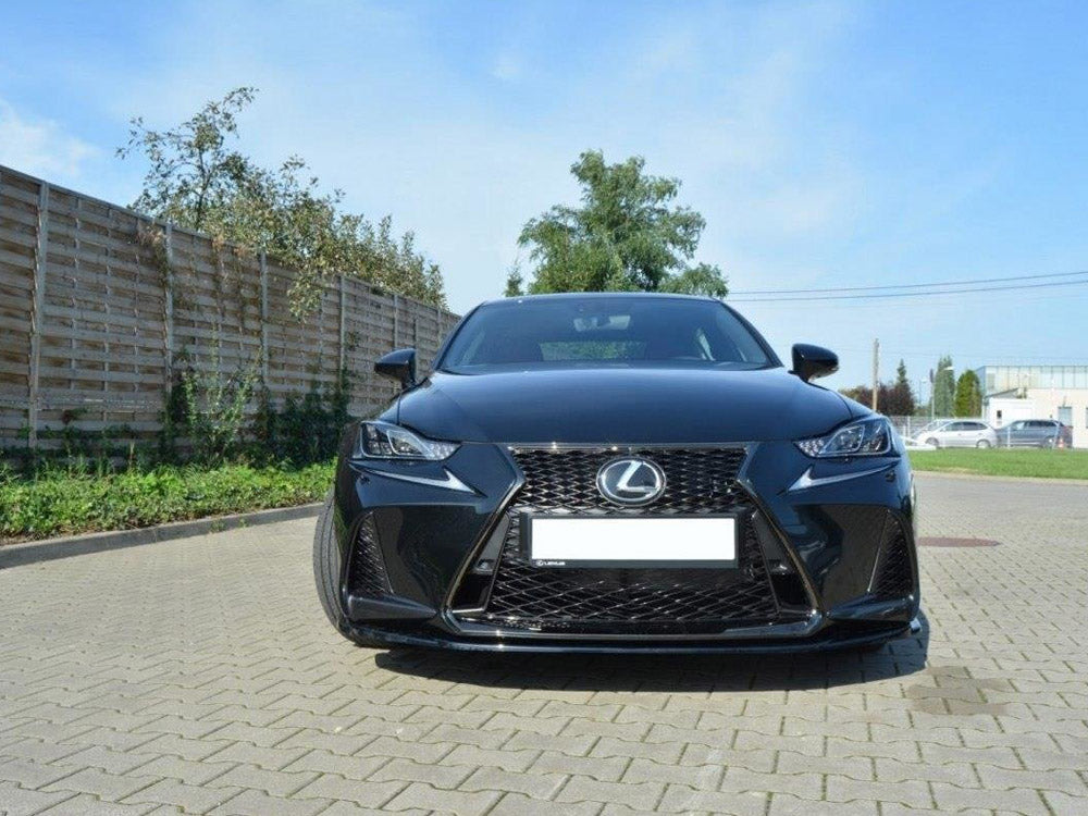 Front Splitter V.1 compatible with Lexus IS Mk3 Facelift F Sport