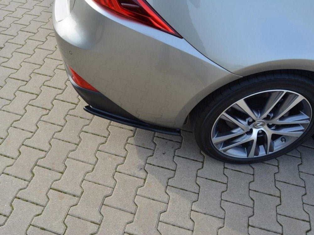 Rear Side Splitters compatible with Lexus IS Mk3 Facelift T