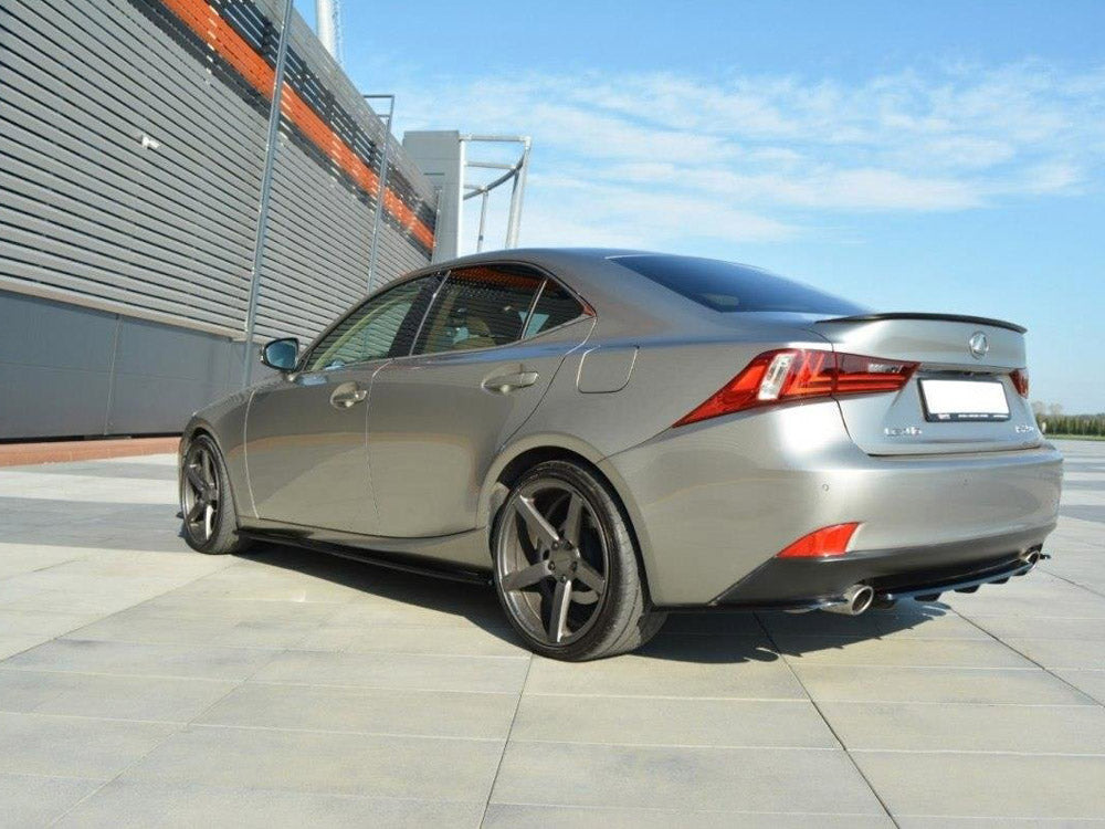 Central Rear Splitter (Vertical Bars) compatible with Lexus IS Mk3 T