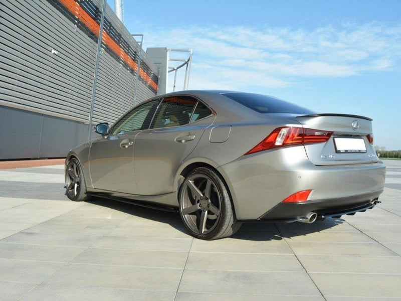 MAXTON DESIGN Central Rear Splitter (Vertical Bars) Lexus IS Mk3 T