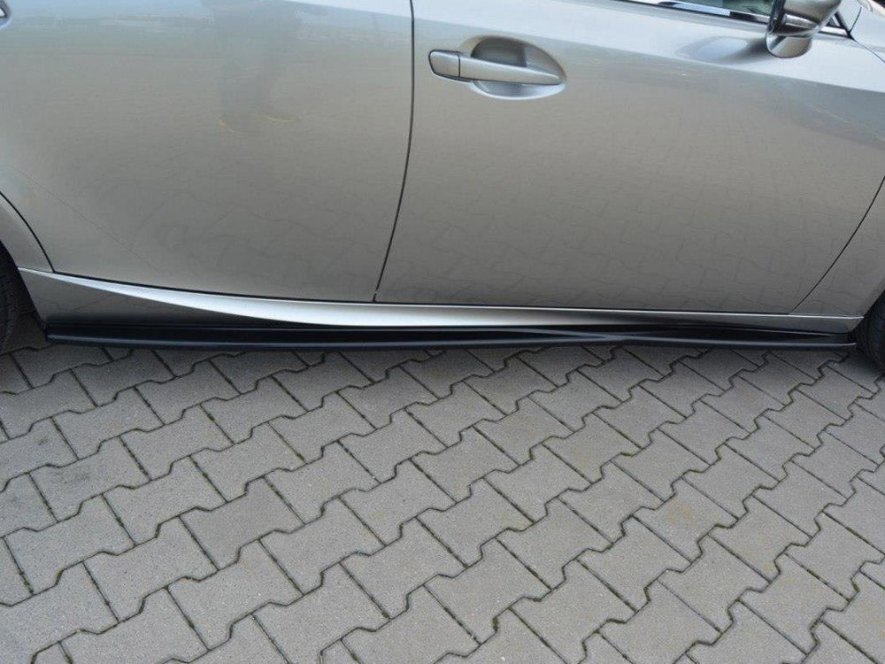 Side Skirts Diffusers compatible with Lexus IS Mk3 / Mk3 Facelift