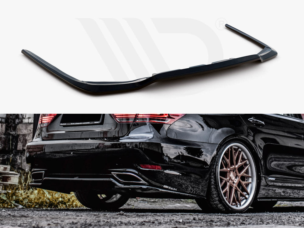 MAXTON DESIGN Central Rear Splitter Lexus LS MK4 Facelift (2012-2017)