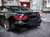 MAXTON DESIGN Central Rear Splitter (W/ Vertical Bars) Lexus LS MK4 Facelift (2012-2017)