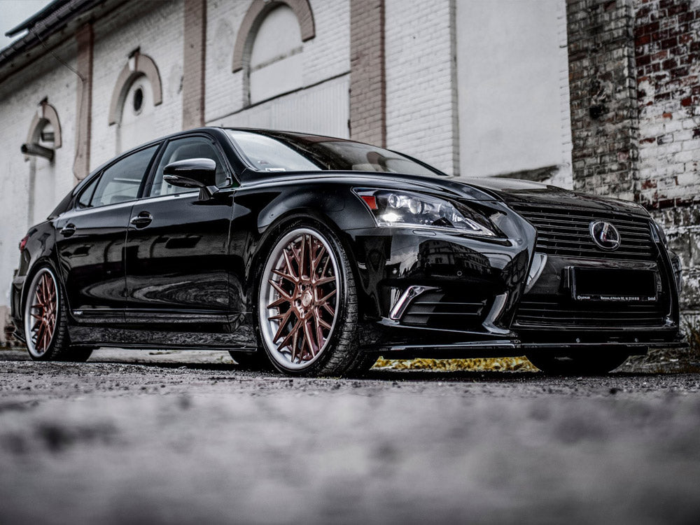 Side Skirts Diffusers compatible with Lexus LS Long Wheelbase Mk4 Facelift (2012-2017)