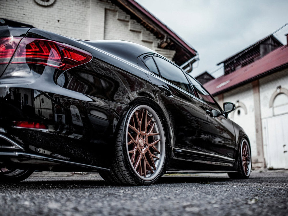 Side Skirts Diffusers compatible with Lexus LS Long Wheelbase Mk4 Facelift (2012-2017)