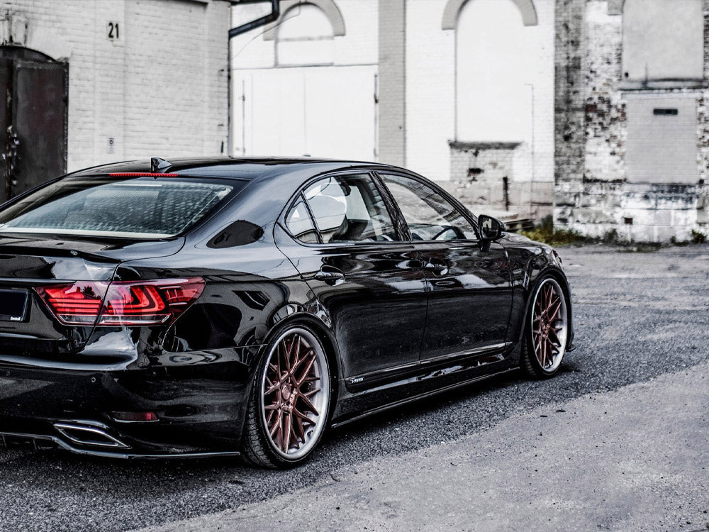 Side Skirts Diffusers compatible with Lexus LS Long Wheelbase Mk4 Facelift (2012-2017)