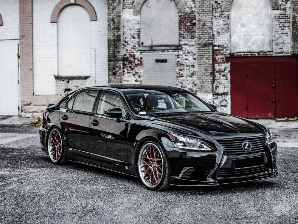 Side Skirts Diffusers compatible with Lexus LS Long Wheelbase Mk4 Facelift (2012-2017)